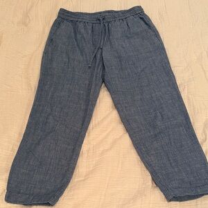 J.Crew factory Chambray drawstring pants